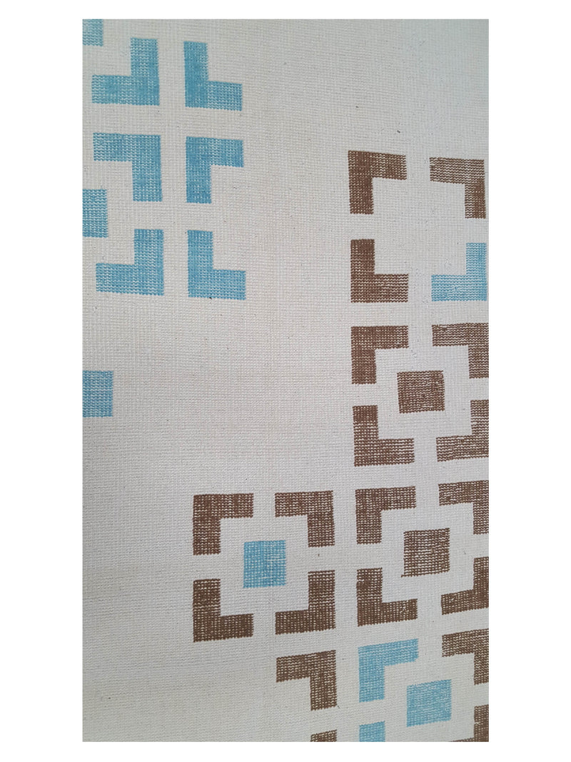 Pacific Water Colors 14617 Ivory Lt.Blue Modern Hand Knotted Rug