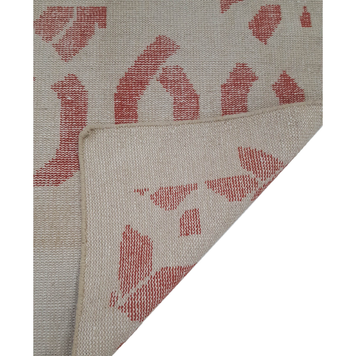 Pacific Water Colors 14620 Red Ivory Modern Hand Knotted Rug