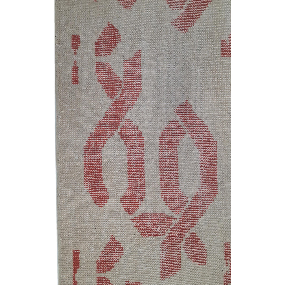 Pacific Water Colors 14620 Red Ivory Modern Hand Knotted Rug