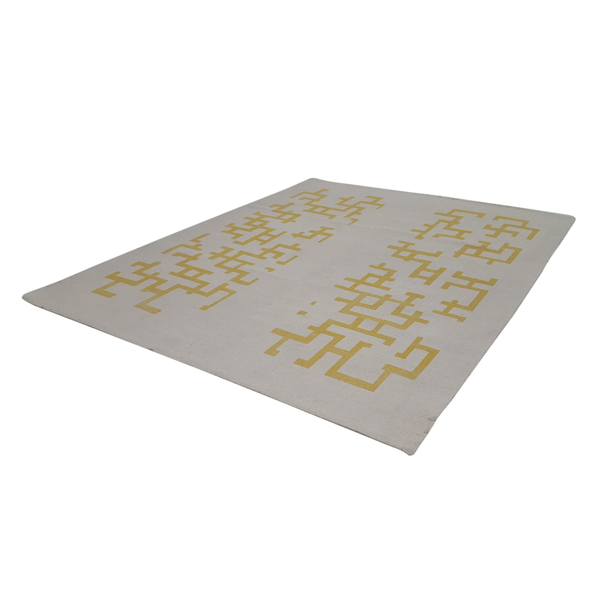 Pacific Water Colors 14622 Beige Gold Modern Hand Knotted Rug