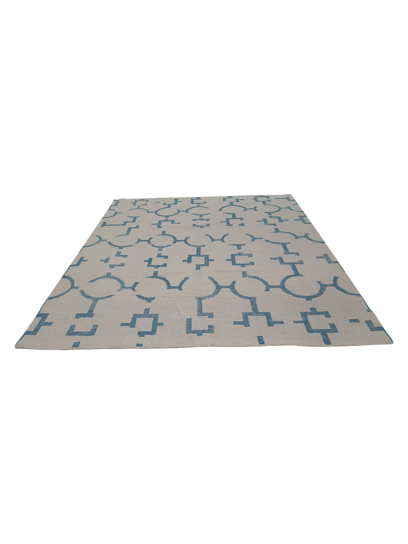 Pacific Water Colors 14623 Beige Lt.Blue Modern Hand Knotted Rug