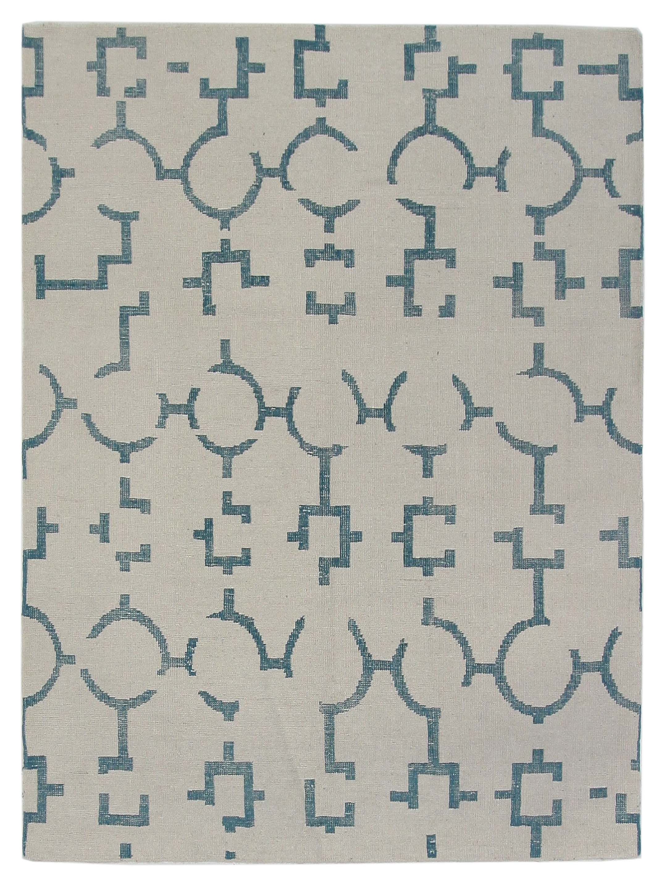Pacific Water Colors 14623 Beige Lt.Blue Modern Hand Knotted Rug ...