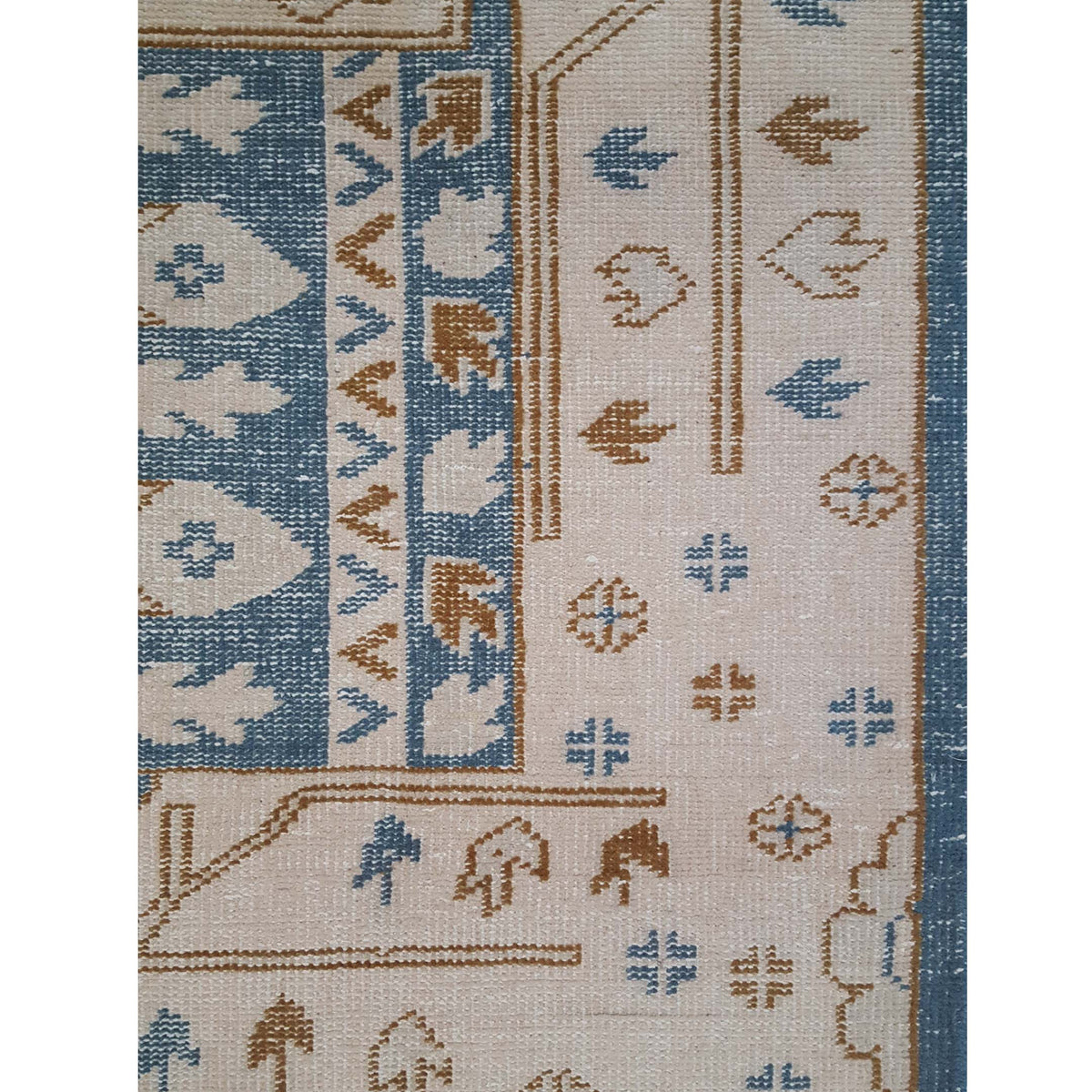Pacific Tribal 14624 Blue Ivory Transitional Hand Knotted Rug