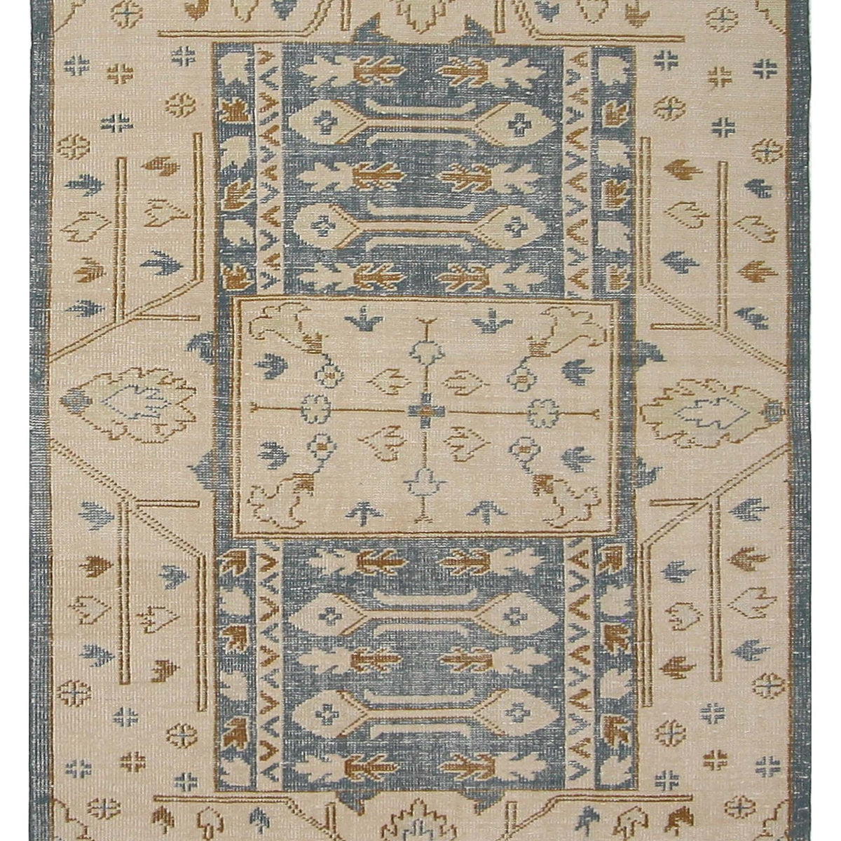 Pacific Tribal  Blue Ivory Transitional