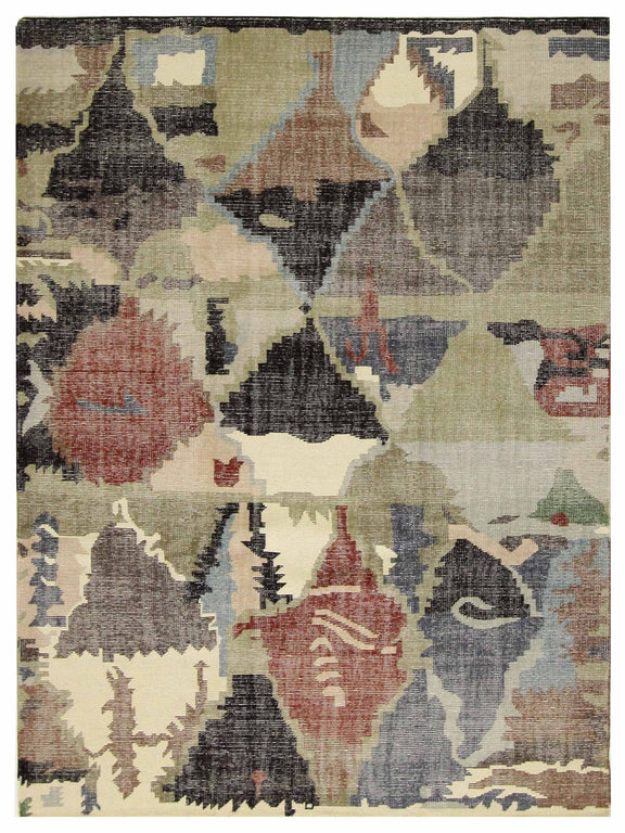 Pacific Water Colors  Multi Multi Modern