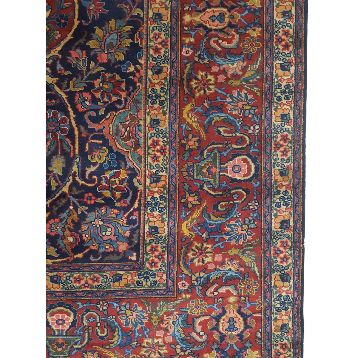 Fasa Antique Khoy 14710 Rust Rust Traditional Antique Rug