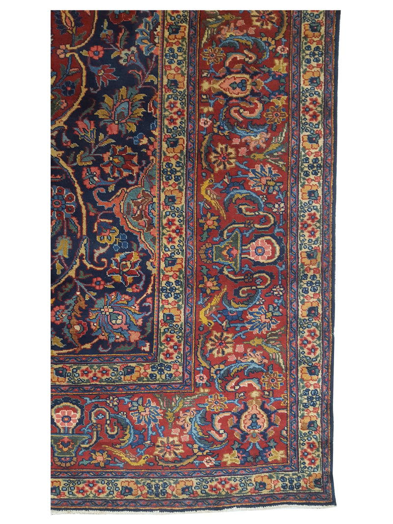 Fasa Antique Khoy 14710 Rust Rust Traditional Antique Rug