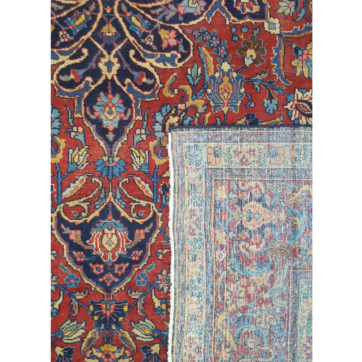 Fasa Antique Khoy 14710 Rust Rust Traditional Antique Rug