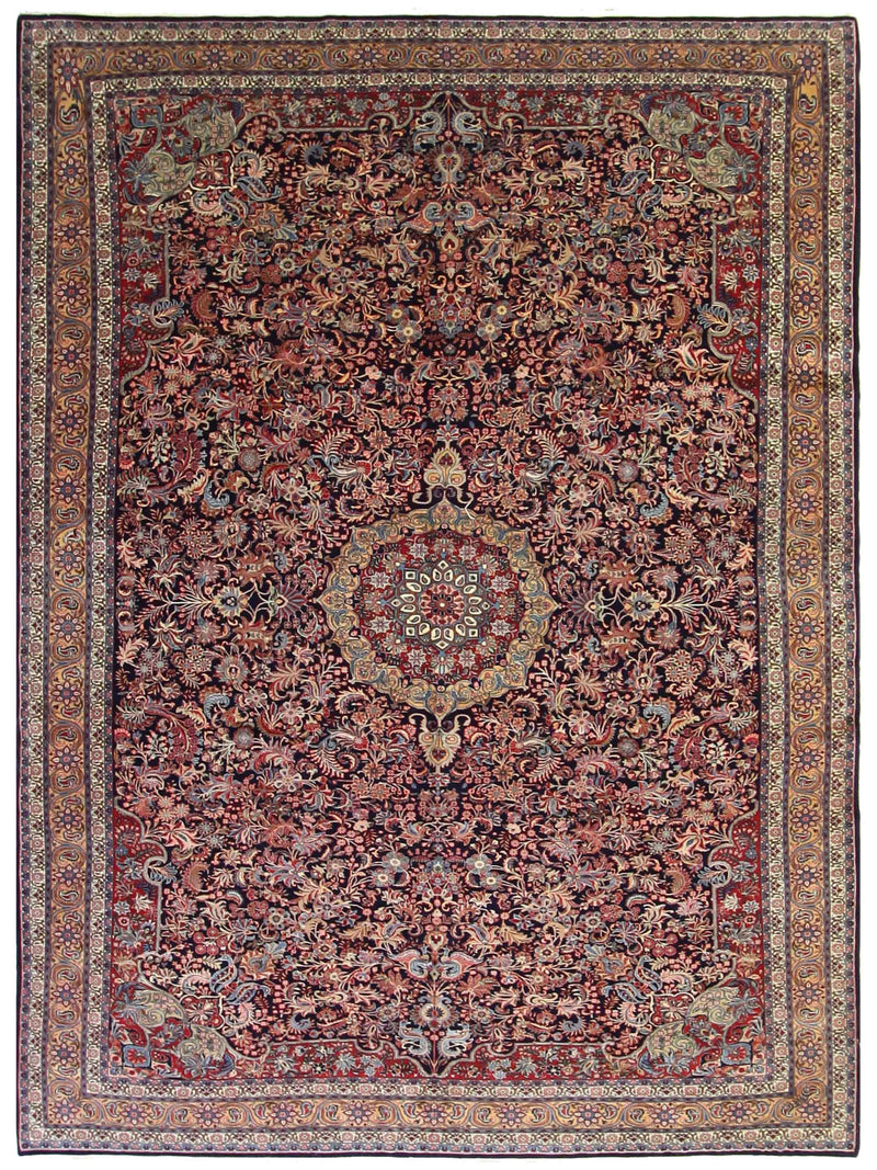 Fasa Bijar  Indigo Brick Traditional