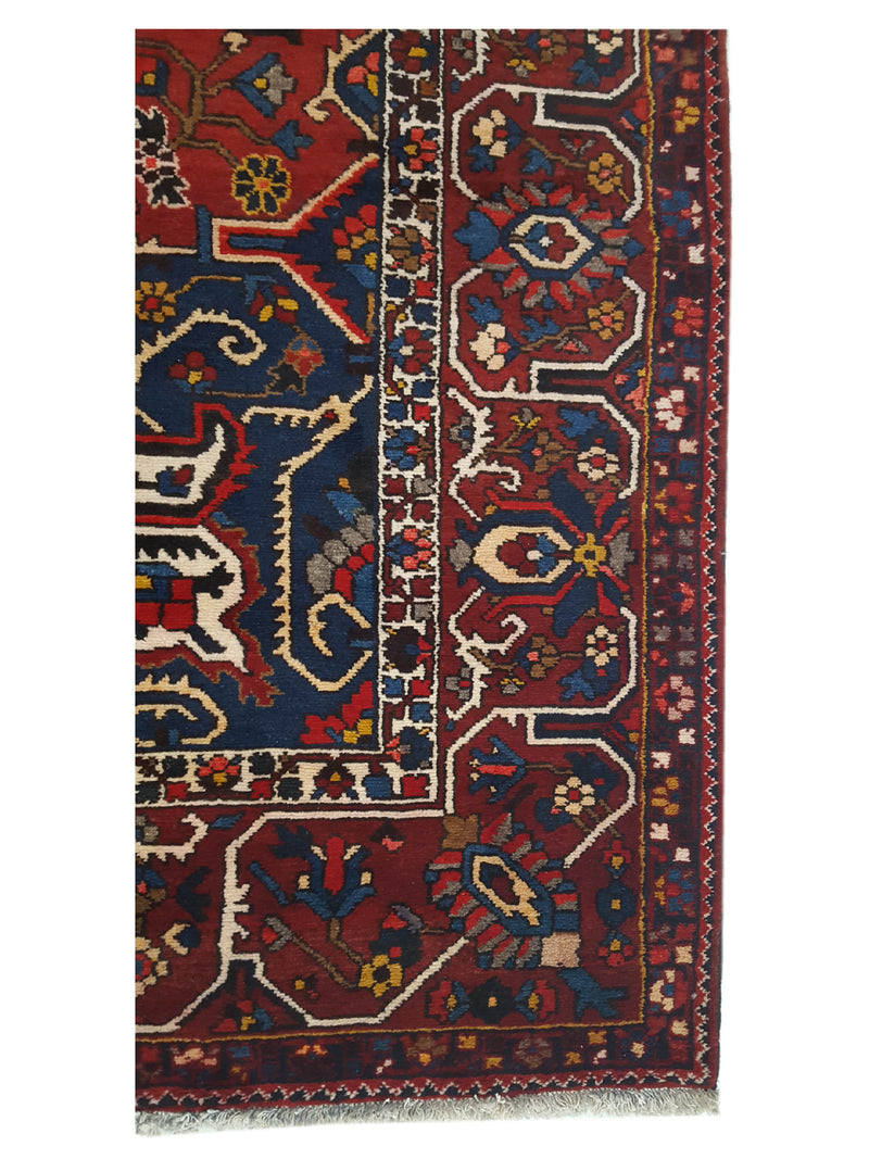 Pacific Bakhtiyari 14745 Red Multi Traditional Hand Knotted Rug