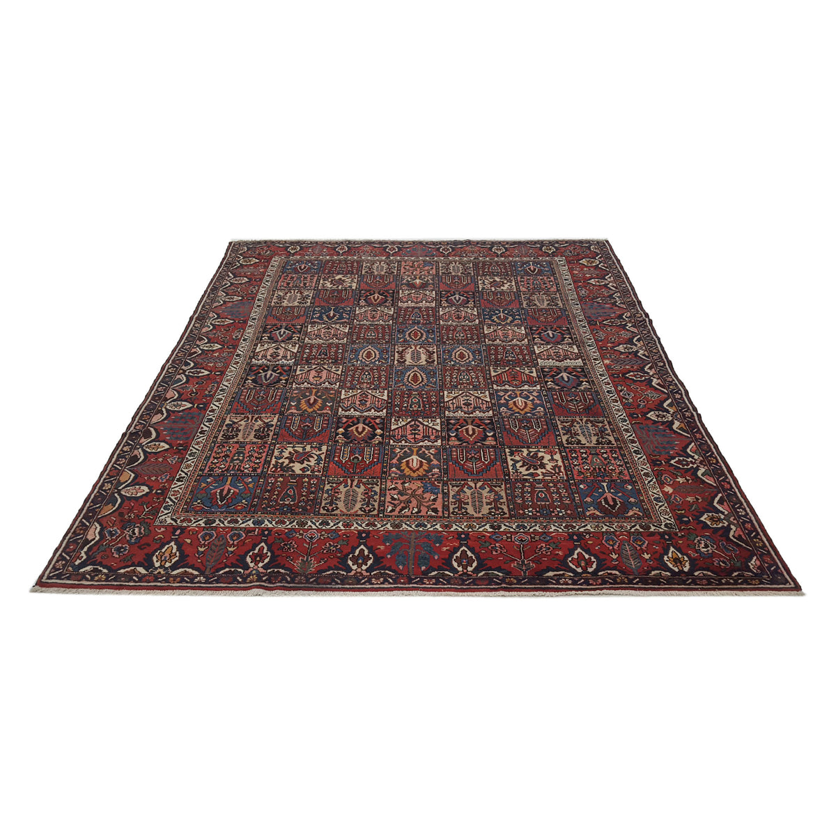 Pacific Bakhtiyari 14746 Rust Red Traditional Hand Knotted Rug