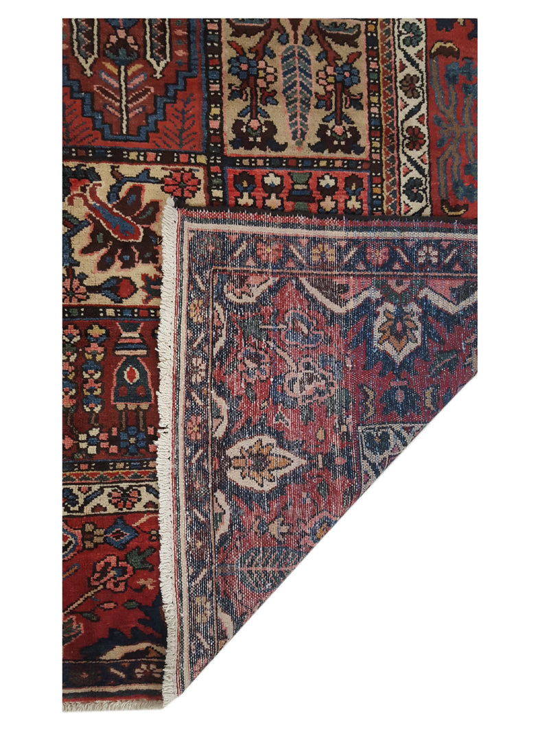 Pacific Bakhtiyari 14746 Rust Red Traditional Hand Knotted Rug