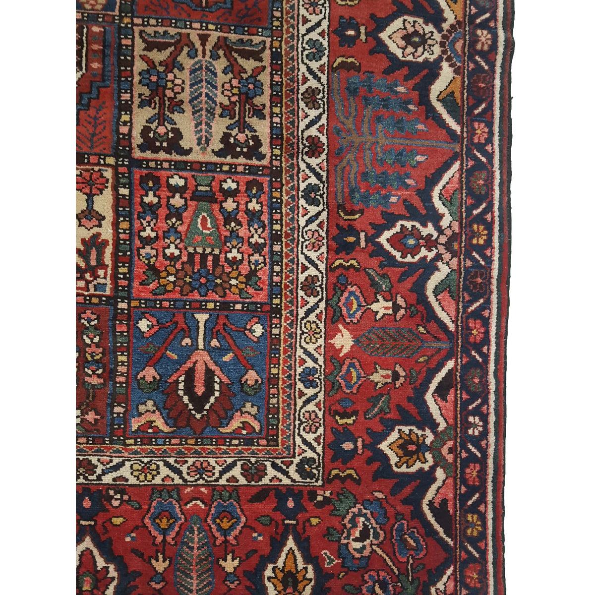 Pacific Bakhtiyari 14746 Rust Red Traditional Hand Knotted Rug