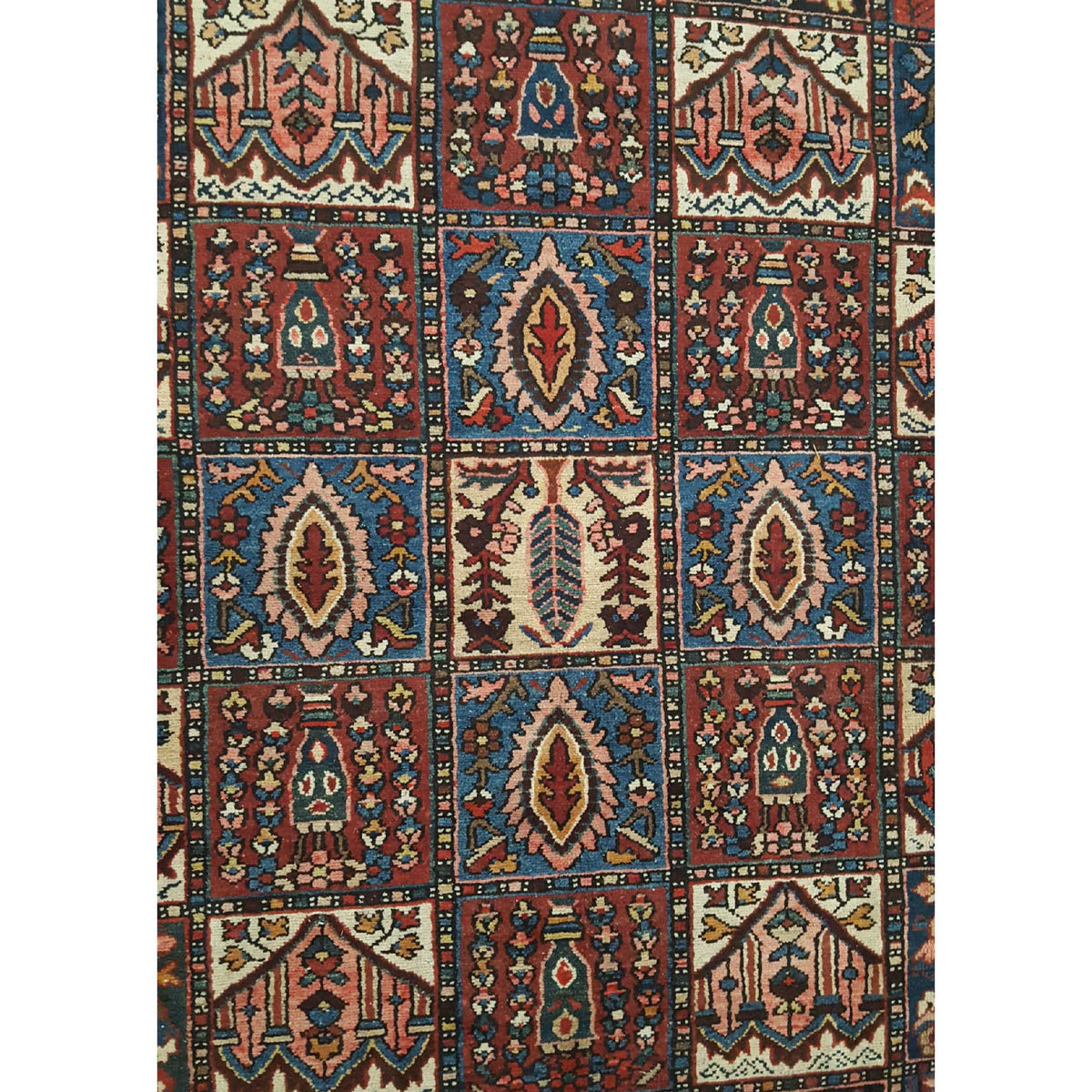 Pacific Bakhtiyari 14746 Rust Red Traditional Hand Knotted Rug