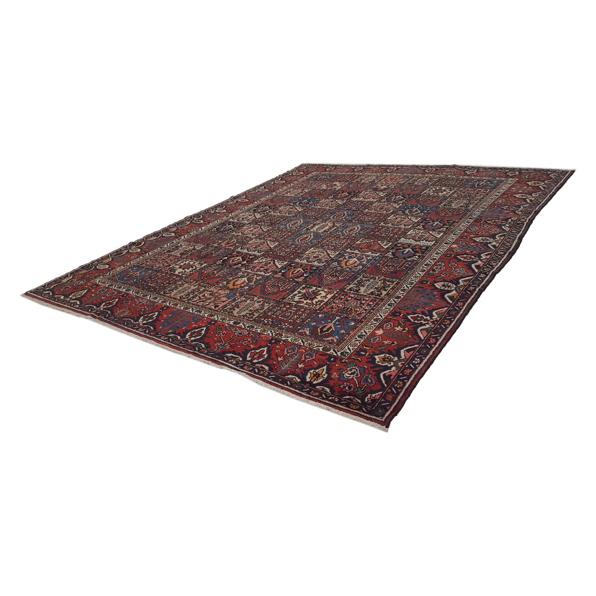 Pacific Bakhtiyari 14746 Rust Red Traditional Hand Knotted Rug