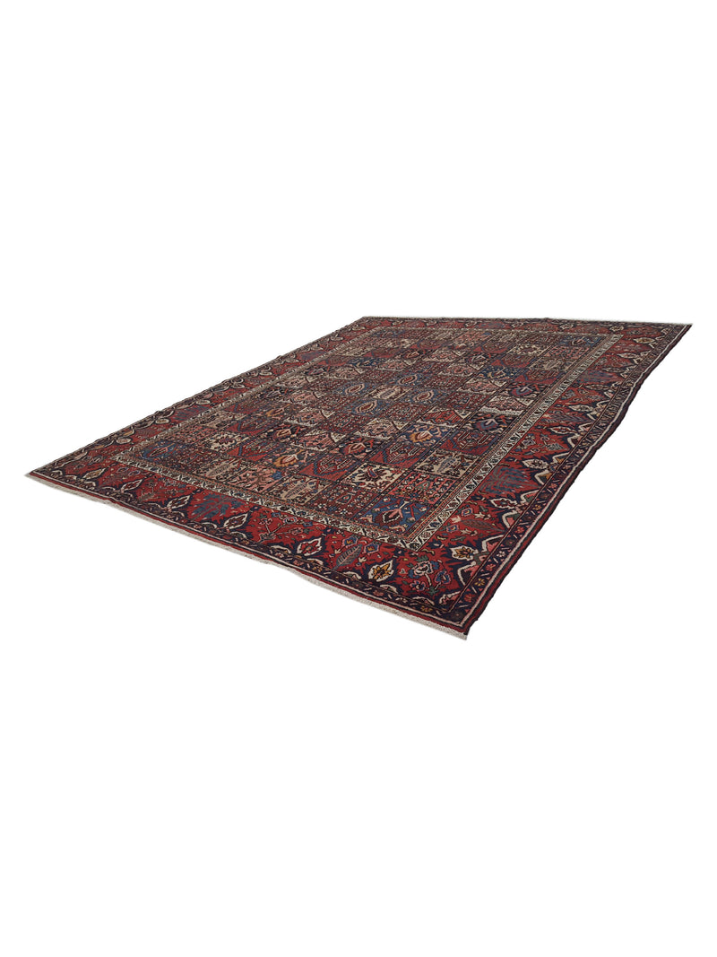 Pacific Bakhtiyari 14746 Rust Red Traditional Hand Knotted Rug