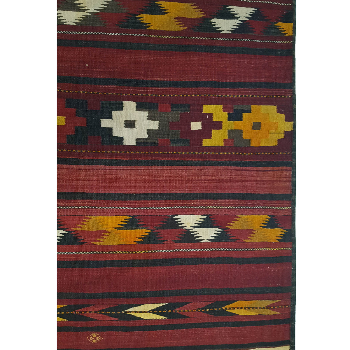 Fasa Antique Turk Kilim 14759 Rust Rust Kilim Antique Rug