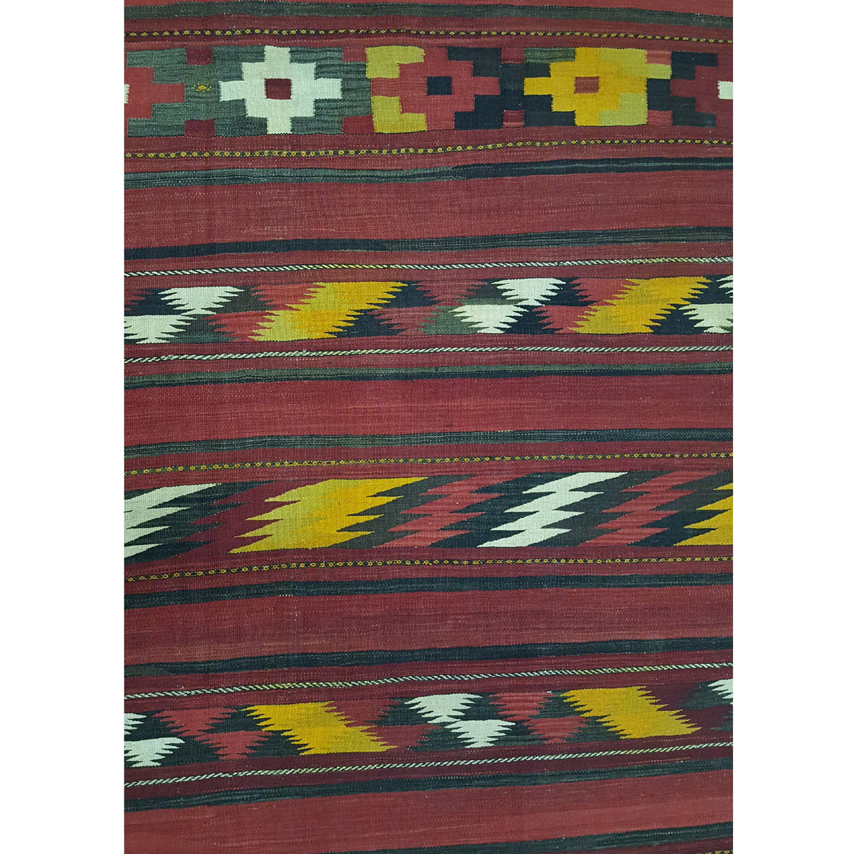 Fasa Antique Turk Kilim 14759 Rust Rust Kilim Antique Rug