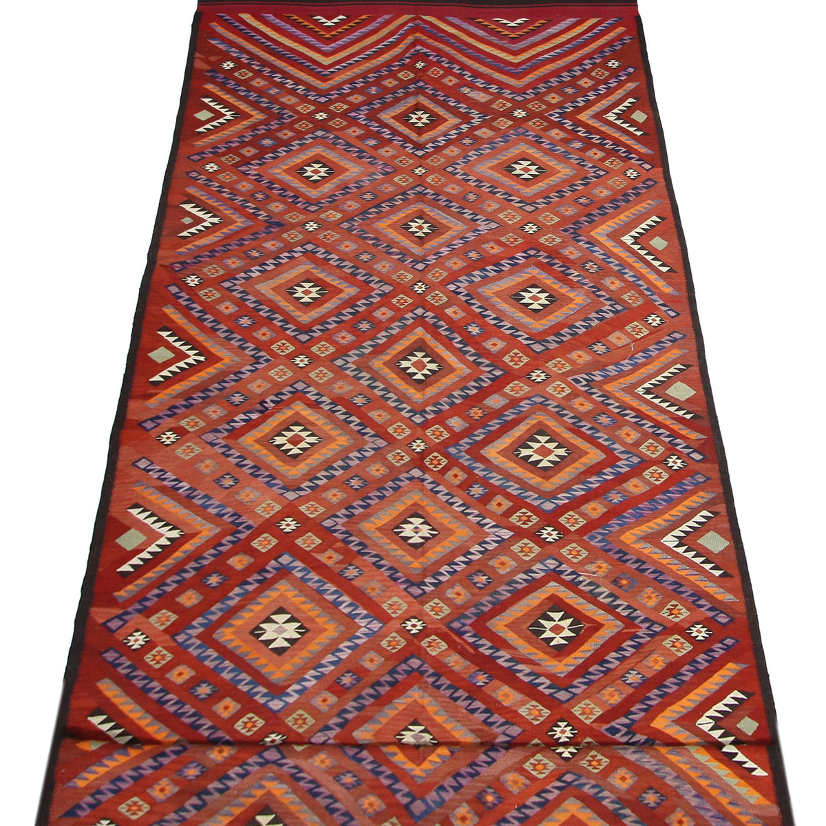 Pacific Turkaman 14760 Rust Kilim Hand Knotted Rugs