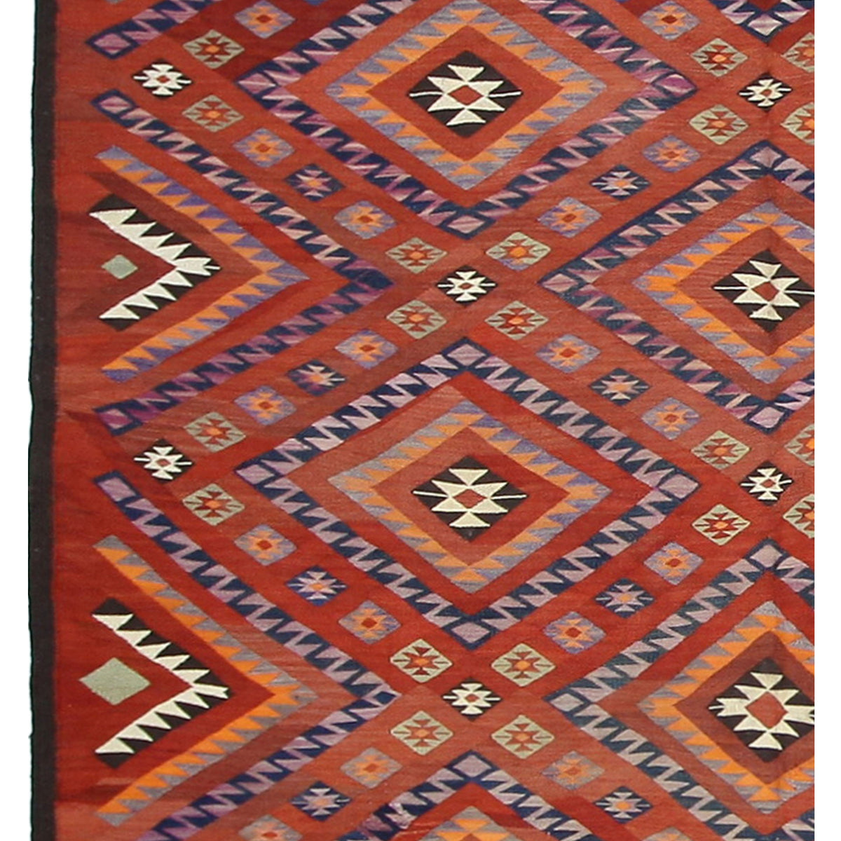 Pacific Turkaman 14760 Rust Kilim Hand Knotted Rugs
