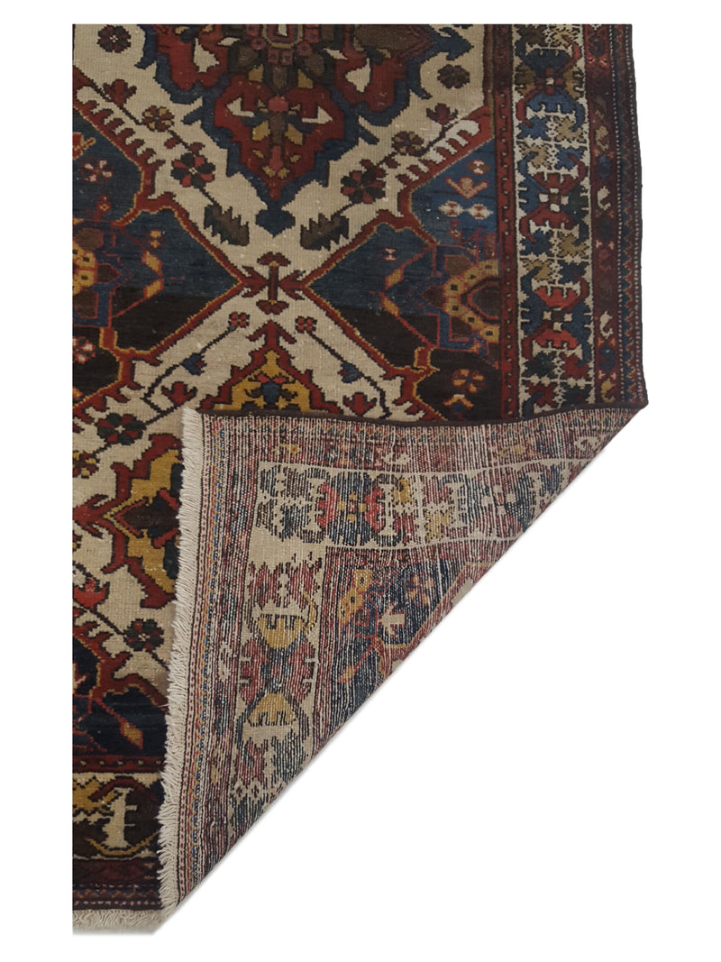 Pacific Bakhtiyari 14769 Red Multi Traditional Hand Knotted Rug