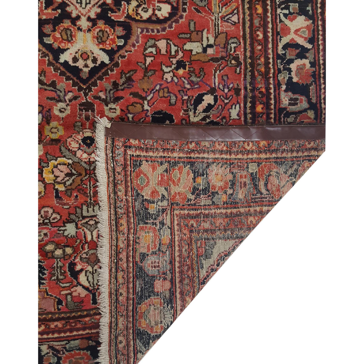 Pacific Lilian 14774 Red Black Traditional Hand Knotted Rug