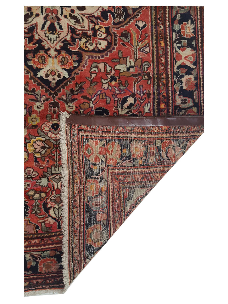 Pacific Lilian 14774 Red Black Traditional Hand Knotted Rug