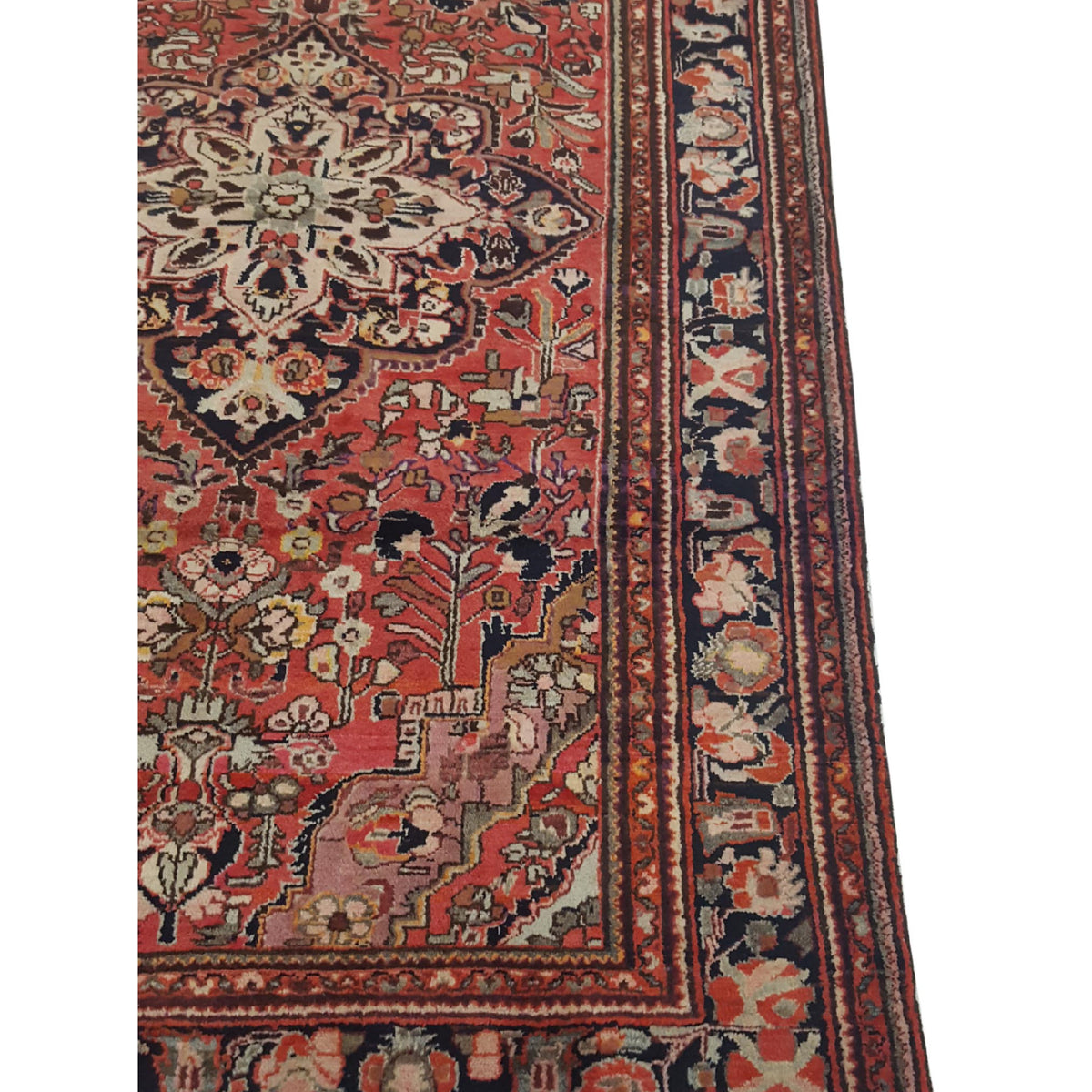 Pacific Lilian 14774 Red Black Traditional Hand Knotted Rug