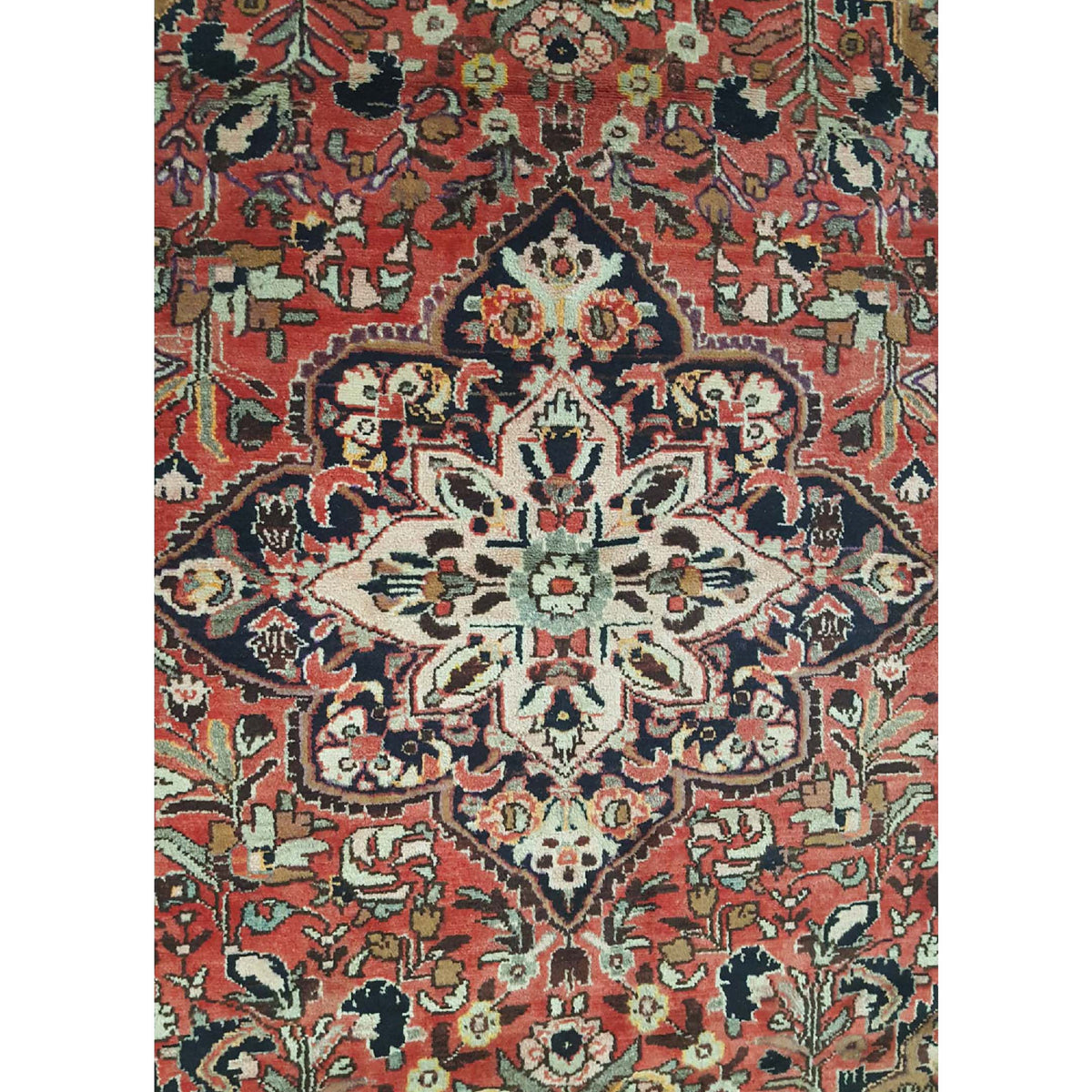 Pacific Lilian 14774 Red Black Traditional Hand Knotted Rug