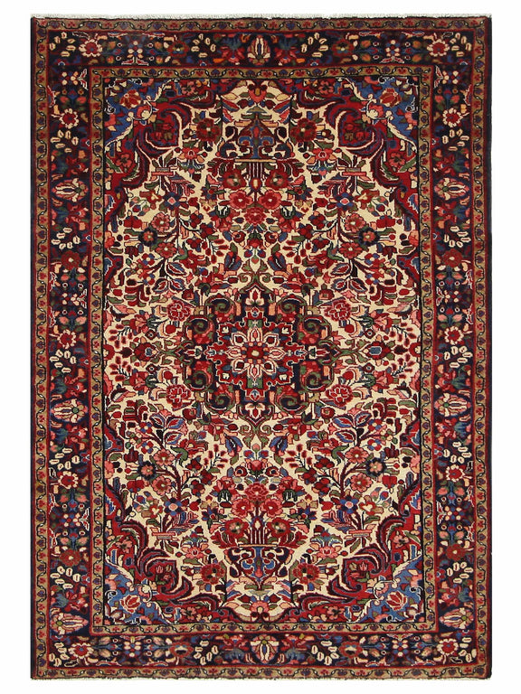 Pacific Hamadan  Navy Red Traditional