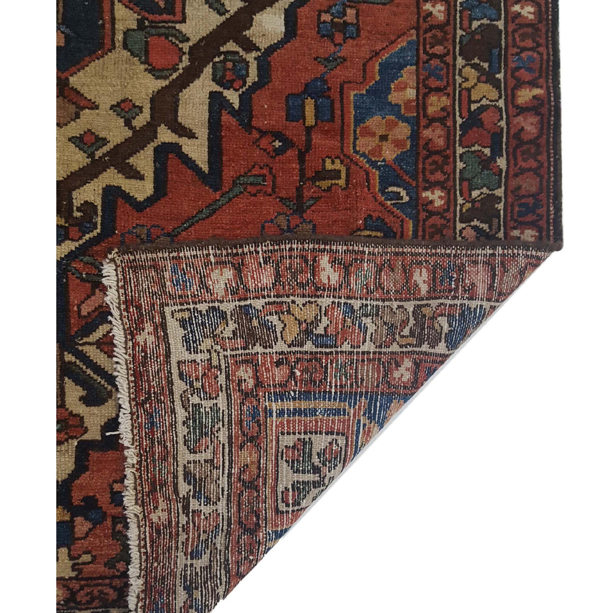 Pacific Bakhtiyari 14776 Brown Ivory Traditional Hand Knotted Rug