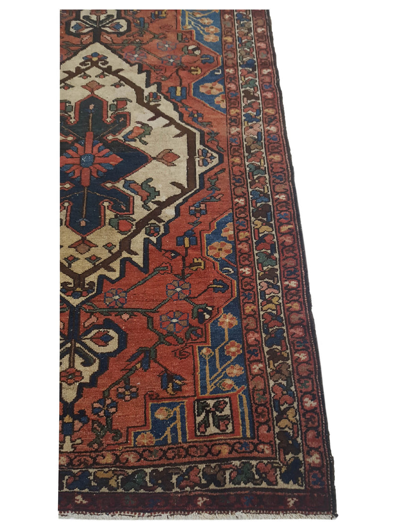 Pacific Bakhtiyari 14776 Brown Ivory Traditional Hand Knotted Rug