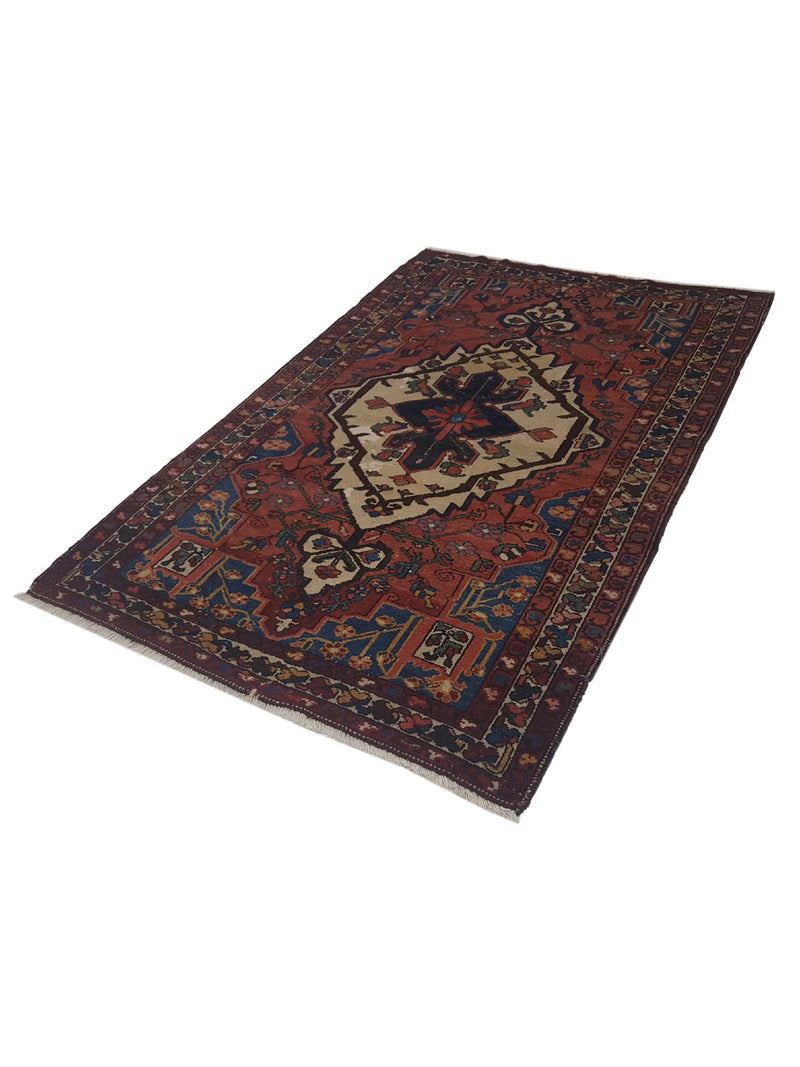 Pacific Bakhtiyari 14776 Brown Ivory Traditional Hand Knotted Rug
