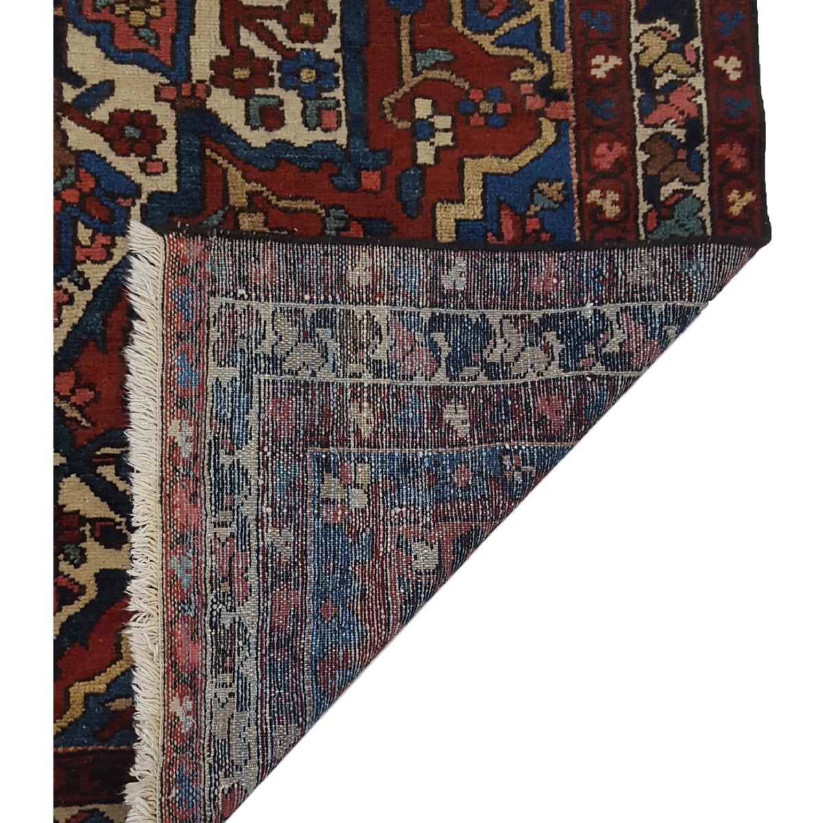 Pacific Bakhtiyari 14777 Red Beige Traditional Hand Knotted Rug