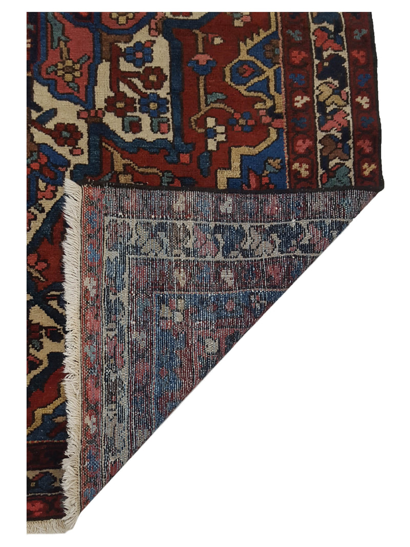 Pacific Bakhtiyari 14777 Red Beige Traditional Hand Knotted Rug