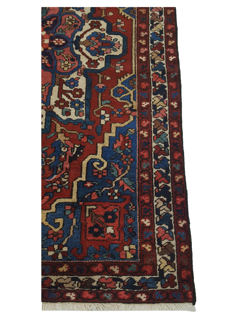 Pacific Bakhtiyari 14777 Red Beige Traditional Hand Knotted Rug