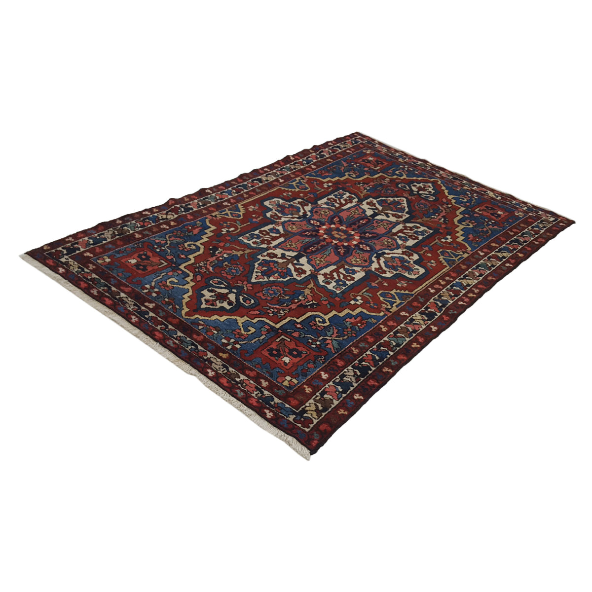 Pacific Bakhtiyari 14777 Red Beige Traditional Hand Knotted Rug