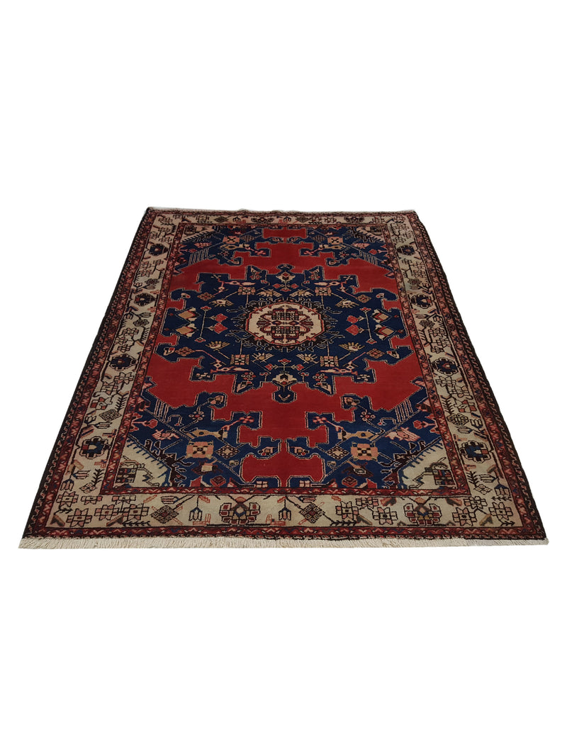 Pacific Tafresh 14782 Red Ivory Traditional Hand Knotted Rug