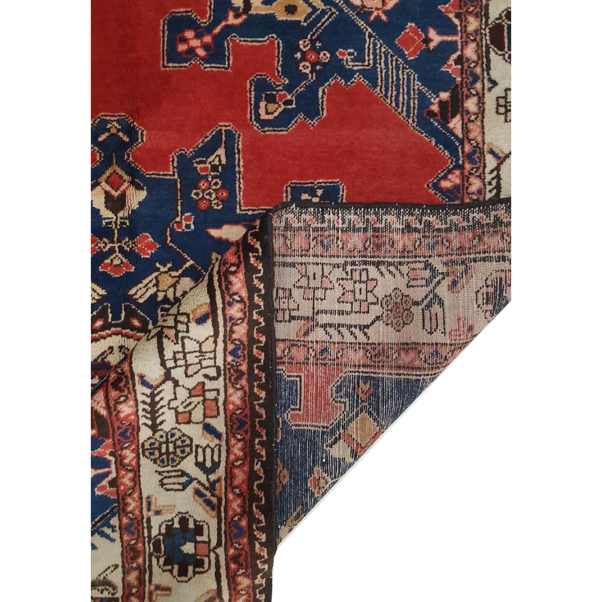 Pacific Tafresh 14782 Red Ivory Traditional Hand Knotted Rug