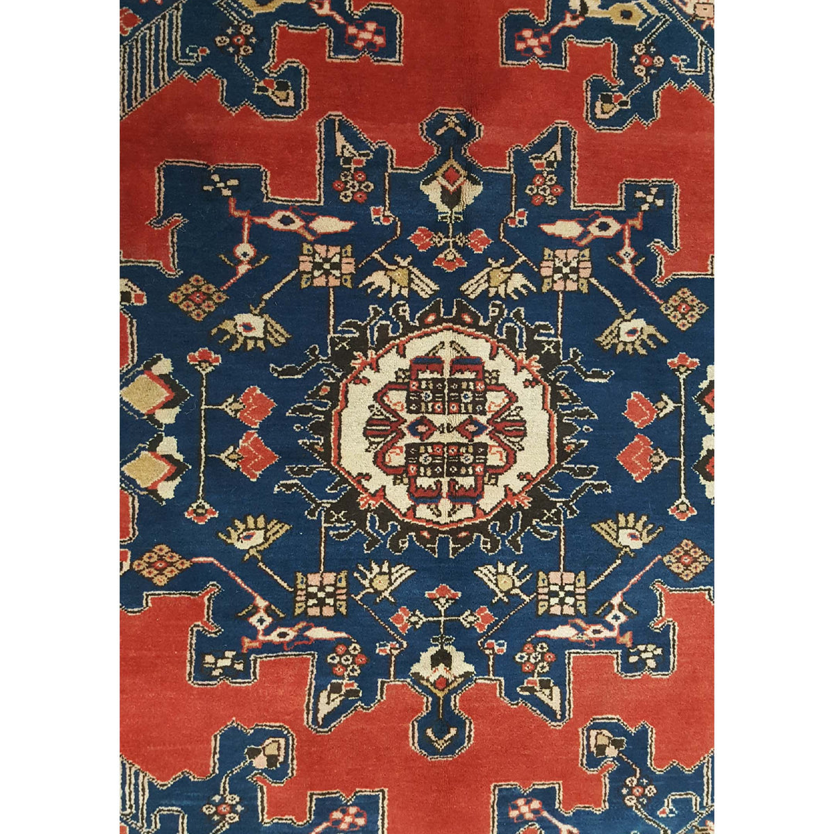 Pacific Tafresh 14782 Red Ivory Traditional Hand Knotted Rug