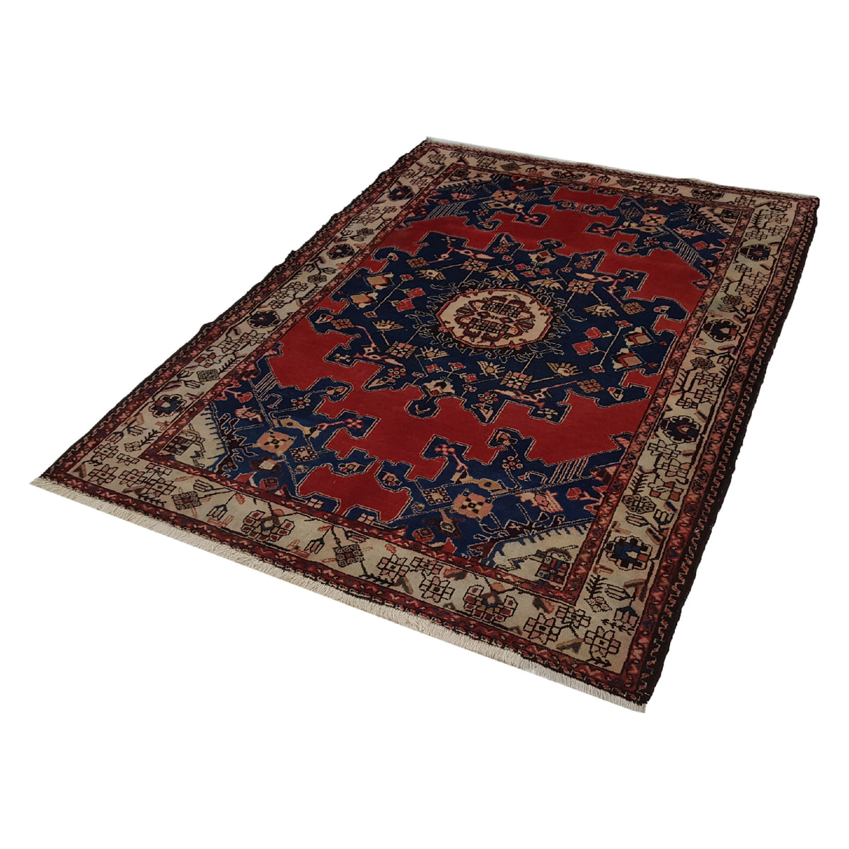 Pacific Tafresh 14782 Red Ivory Traditional Hand Knotted Rug