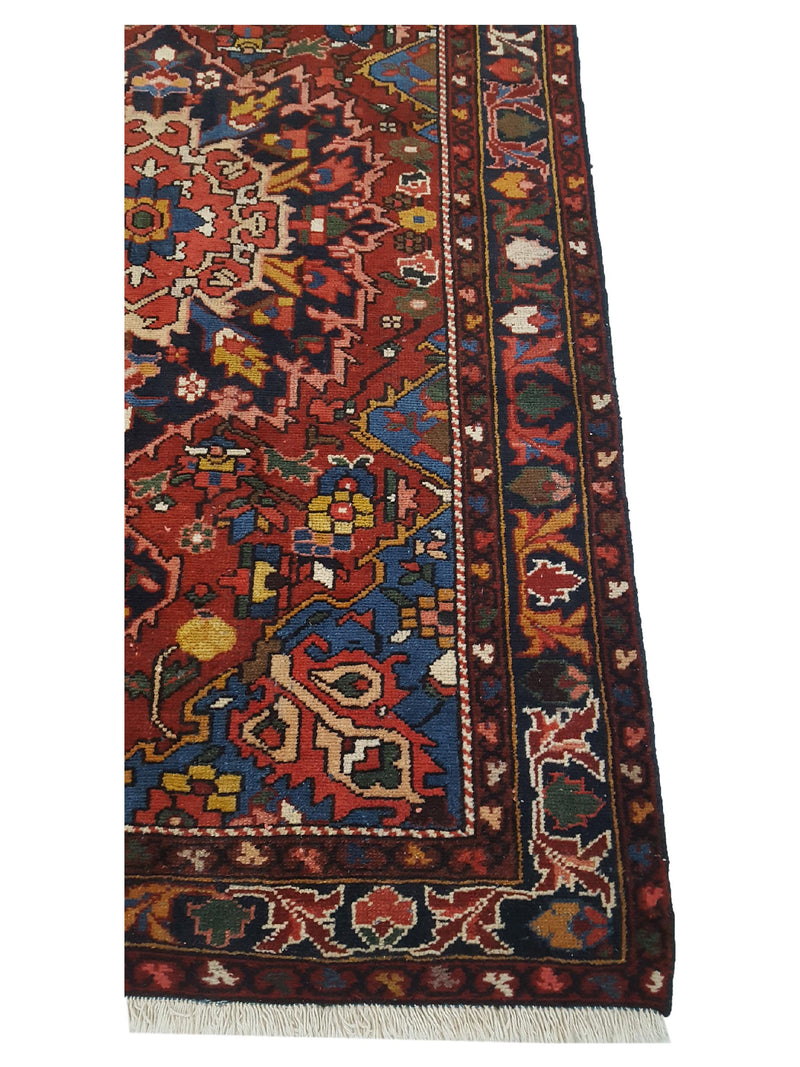 Pacific Bakhtiyari 14783 Red Blue Traditional Hand Knotted Rug