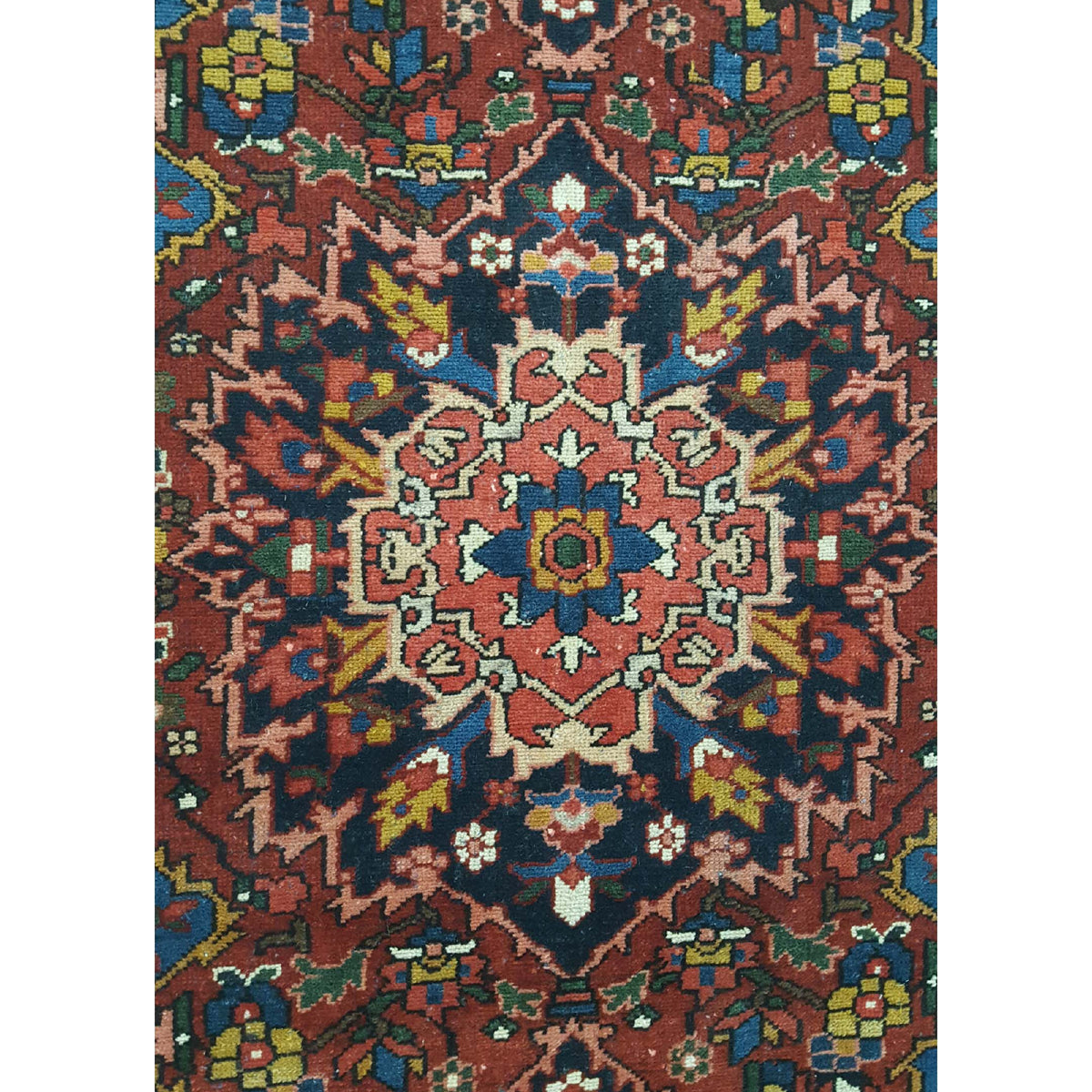 Pacific Bakhtiyari 14783 Red Blue Traditional Hand Knotted Rug