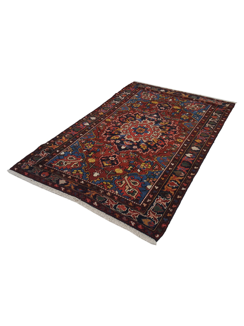 Pacific Bakhtiyari 14783 Red Blue Traditional Hand Knotted Rug