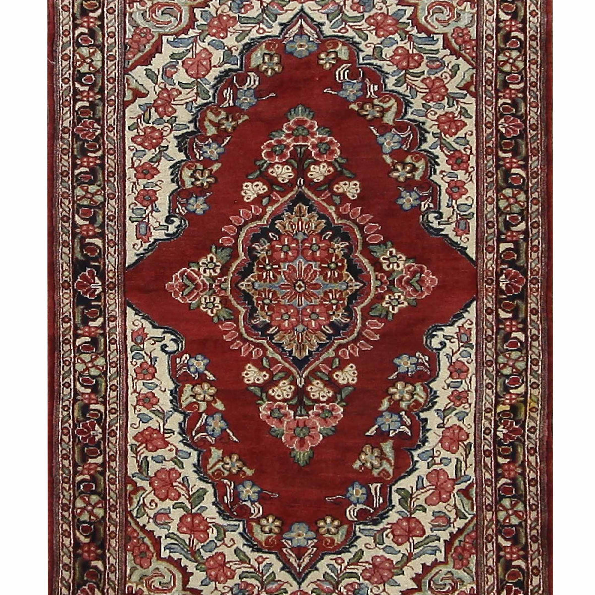 Pacific Sarouk Mahal  Red Navy Traditional