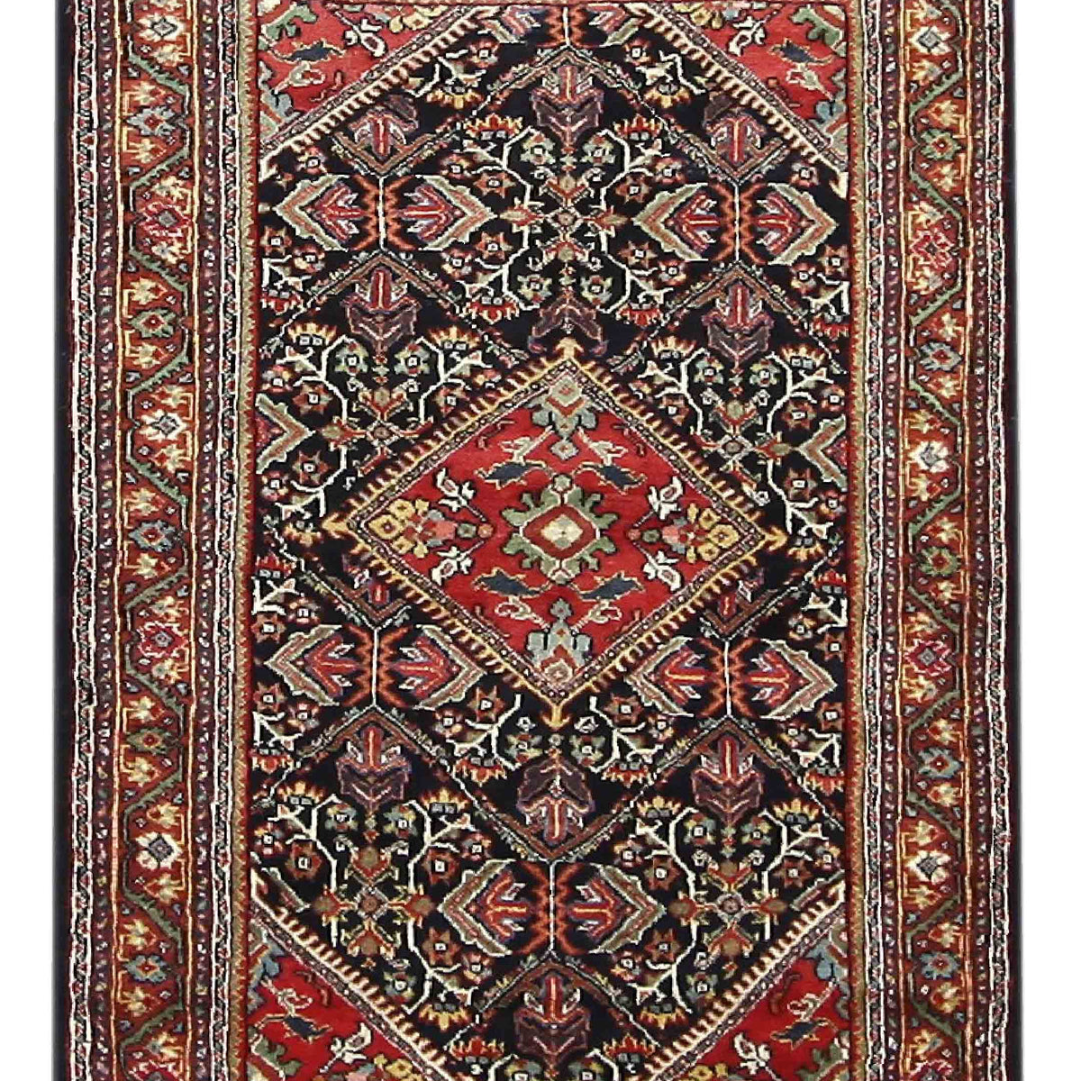 Pacific Mahal  Black Red Traditional