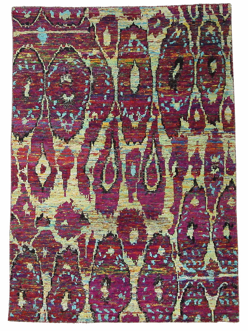 Pacific Sari Silk  Purple Multi Transitional