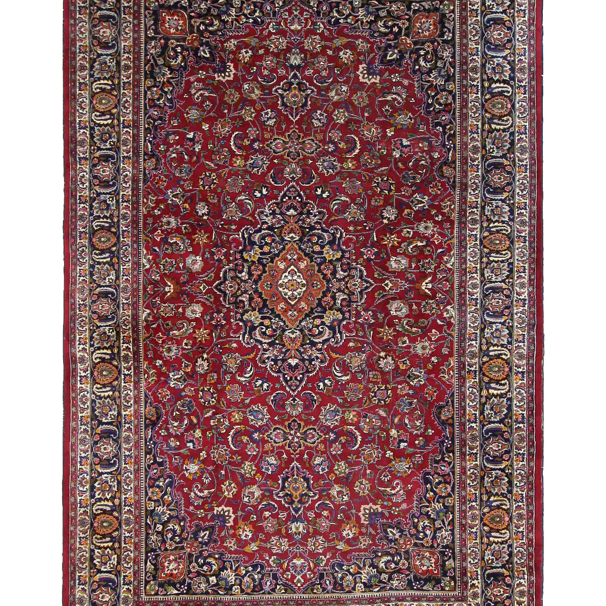 Pacific Mashad  Burgundy Indigo Traditional