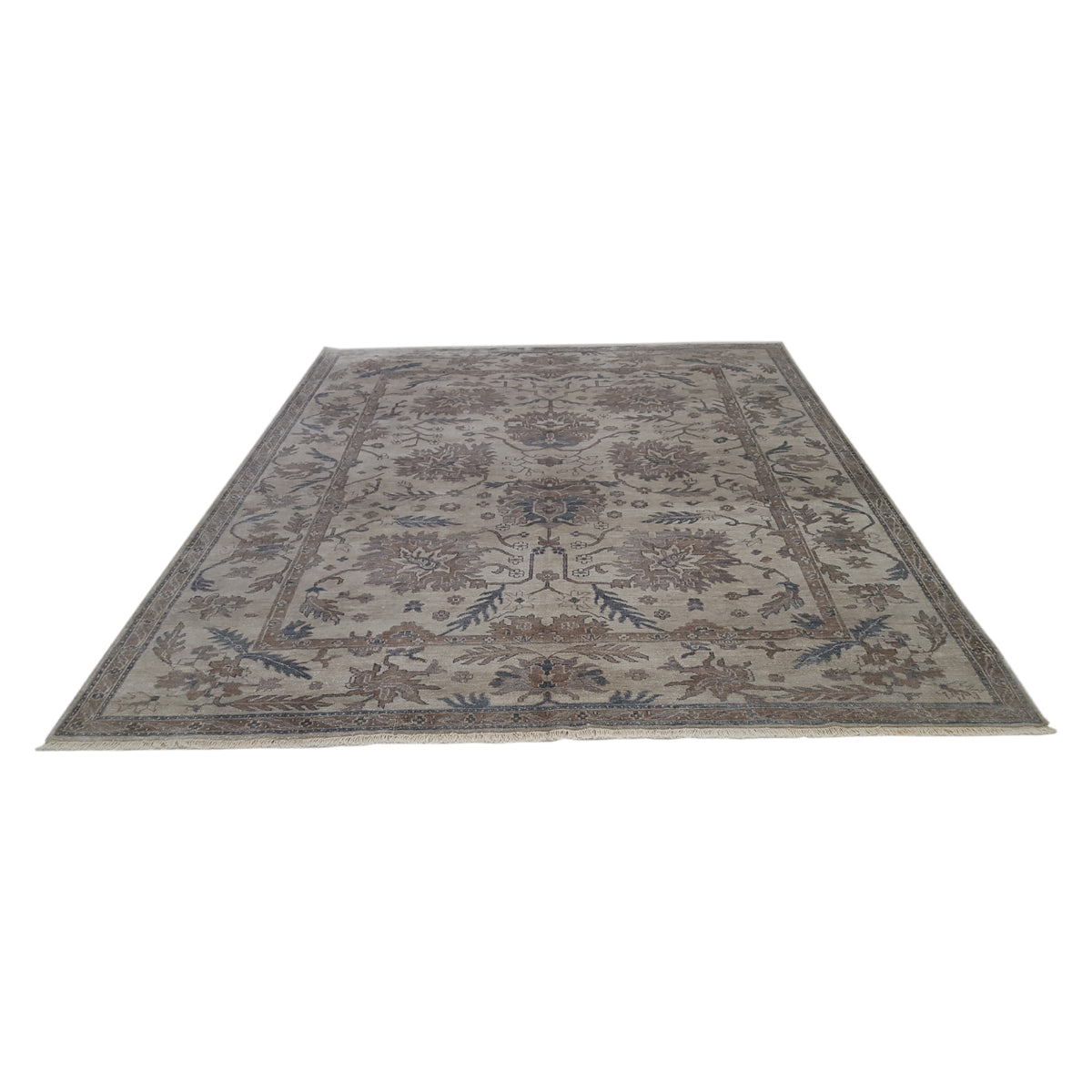 Pacific Chobi Silk 16202 Ivory Ivory Traditional Hand Knotted Rug