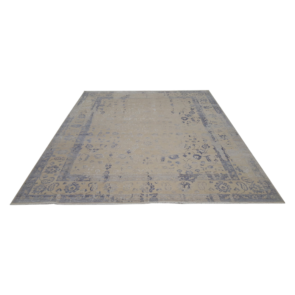 Pacific Venus 16205 Lt.Gold Silver Modern Hand Knotted Rug
